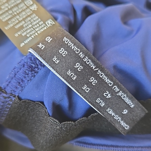 Shan Bandeau One Piece, Navy Blue NWOT Size 6 - Picture 8 of 9